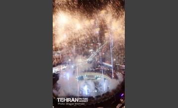 نورافشانی میدان ولیعصر(عج) به مناسبت نیمه شعبان 14