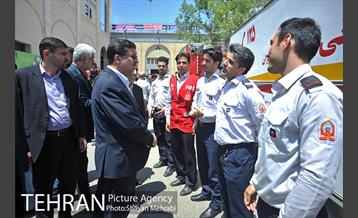 بازدید حسینی مکارم سرپرست شهرداری تهران ار نمایشگاه کتاب 28