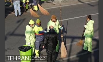 نظافت و پاکسازی مسیرهای مراسم تشییع پیکر سردار قاسم سلیمانی  31