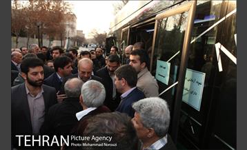 آیین رونمایی و بهره برداری از ناوگان حمل و نقل پاک با حضور دکتر قالیباف 27