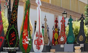 آماده سازی ۴۰۰ تیغه علامت منقش به القاب اباعبدالله الحسین(ع) 3