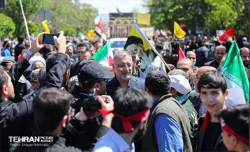 راهپیمایی وز قدس در پایتخت 24