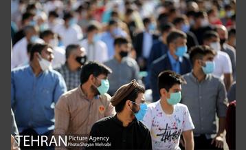 اقامه نماز عید فطر افغانستانی های اهل تسنن مقیم تهران 37