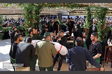 تشییع و تدفین شهید گمنام در دانشگاه فرهنگیان 14
