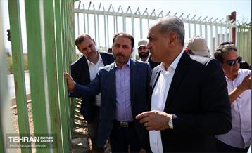 بازدید مدیرکل حوزه شهردار تهران از پروژه بزرگراه شهید شوشتری 6