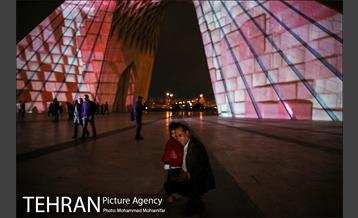 نور افشانی برج آزادی  17