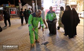 خدمات نیروهای پاکبان شهر تهران در نجف اشرف 10