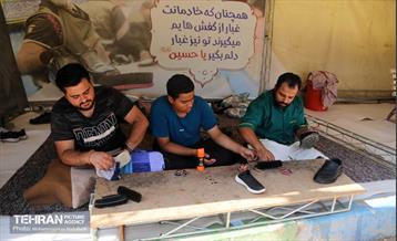 فعالیت های قرارگاه موکب زینبیه در کربلای معلی  5