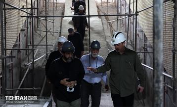 بازدید سخنگوی شهرداری تهران از مترو حرم عبدالعظیم(ع)