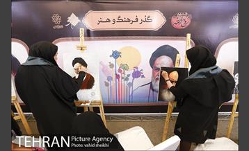 پردیس فرهنگی شهرداری تهران به مناسبت رحلت امام خمینی (ره) در مرقد امام خمینی  9