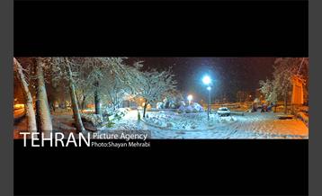 صبح برفی تهران 5