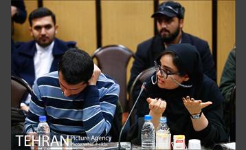 نشست خبری آتش سوزی ساختمان اداری میدان ولیعصر(عج) 11