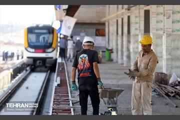 فرآیند تست سرد متروی تهران پرند 44