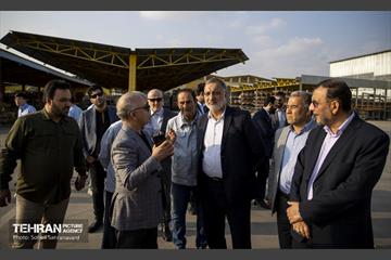 بازدید شهردار تهران از کارخانه خودروسازی «عقاب افشان» 1