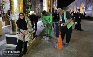 خدمات نیروهای پاکبان شهر تهران در نجف اشرف 11