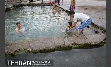 آبتنی تابستانی در چشمه علی 20