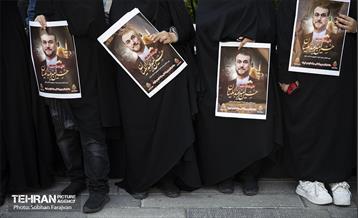 تشییع پیکر شهید حسین امیرعبداللهیان در وزارت خارجه 45