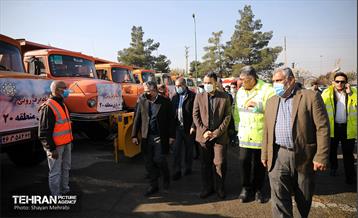 مانور برف روبی شهرداری منطقه 20