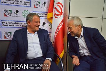 بازدید محسن هاشمی از ستاد انتخابات شورایاری محلات تهران 15