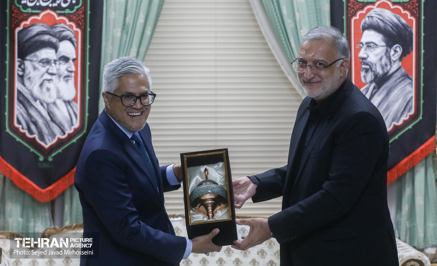 دیدار شهردار تهران با سفیر چین 3