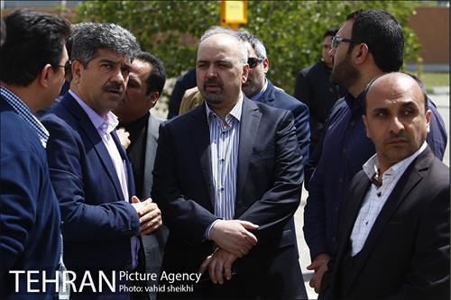 بازدید مدیر کل دفتر شهردار تهران از منطقه 21 19