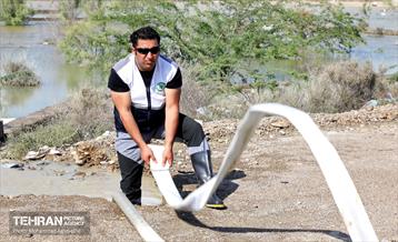 امدادرسانی تیم مدیریت بحران تهران به مناطق سیل‌زده سیستان و بلوچستان 1