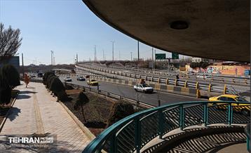 تقاطع سه سطحی بزرگراه‌های شهید نواب صفوی(شهید یارجانی) و شهید تندگویان 19