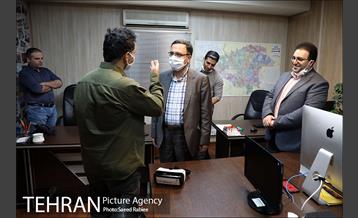 بازدید مدیرعامل مترو از آژانس عکس تهران و استودیو شهر 9