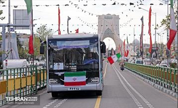 رونمایی از ۵۰ اتوبوس برقی و ۳۵ اتوبوس دوکابین 3