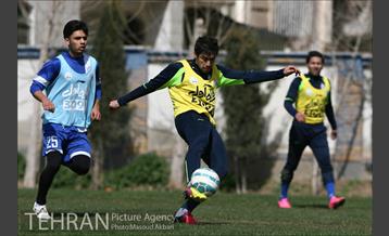 اخرین تمرین تیم فوتبال استقلال تهران در سال 95