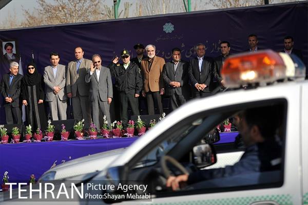 پیشواز نیروهای شهربان و حریم بان از نوروز با حضور شهردار تهران 52