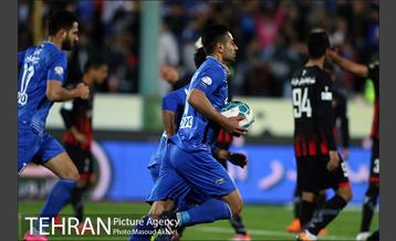 دیدار تیم های فوتبال استقلال تهران و سیاه جامگان