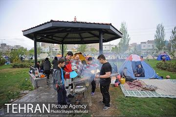 روز طبیعت بارانی در بوستان ولایت 17