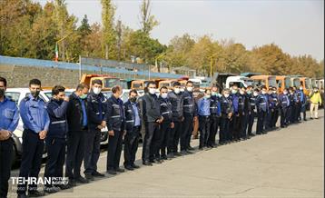 مانور برف روبی شهرداری منطقه 5