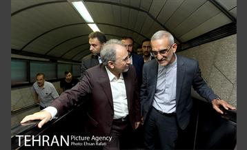 مراسم بهره برداری از 51 واگن و لکوموتیو برقی مترو تهران و حومه 38