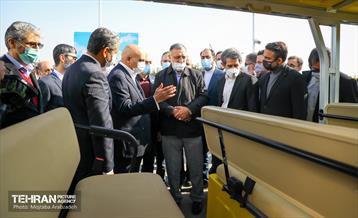 مراسم افتتاح نمایشگاه حمل و نقل پاک 4