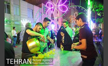 خیابان های تهران در شب میلاد امام زمان (عج) 3