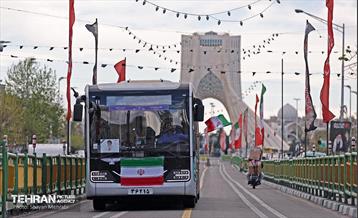 رونمایی از ۵۰ اتوبوس برقی و ۳۵ اتوبوس دوکابین 4