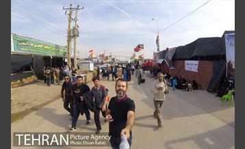 زائران مسیر کربلا  26