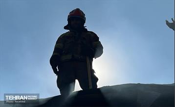 حریق در بازار تجریش 2