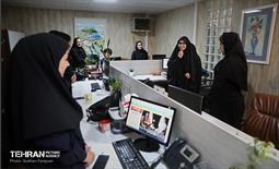 بازدید عضو شورای شهر از مرکز ارتباطات شهرداری تهران 1