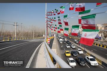 تقاطع سه سطحی بزرگراه‌های شهید نواب صفوی(شهید یارجانی) و شهید تندگویان 41