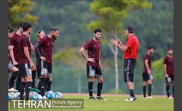 تمرین تیم ملی فوتبال در مالزی 3