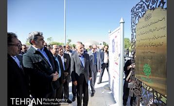 افتتاح دریاچه باغ هنر اراضی عباس آباد با حضور شهردار تهران 9