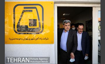 بازدید شهردار تهران از خط 6 مترو تهران 32