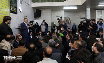 دیدار مردمی شهردار تهران در مسجد امیر المومنین باغ اذری 10