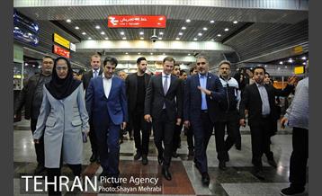 بازدید شهردار بلگراد از مترو خط یک 5