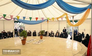 مراسم‌ کاشت نهال در بوستان بهاران منطقه ۱۷