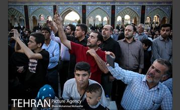 آیین تعویض پرچم حضرت عبدالعظیم حسنی(ع) 1