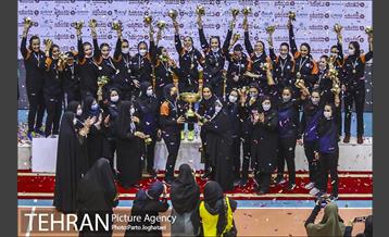 جشن قهرمانی سایپا در لیگ والیبال زنان 24